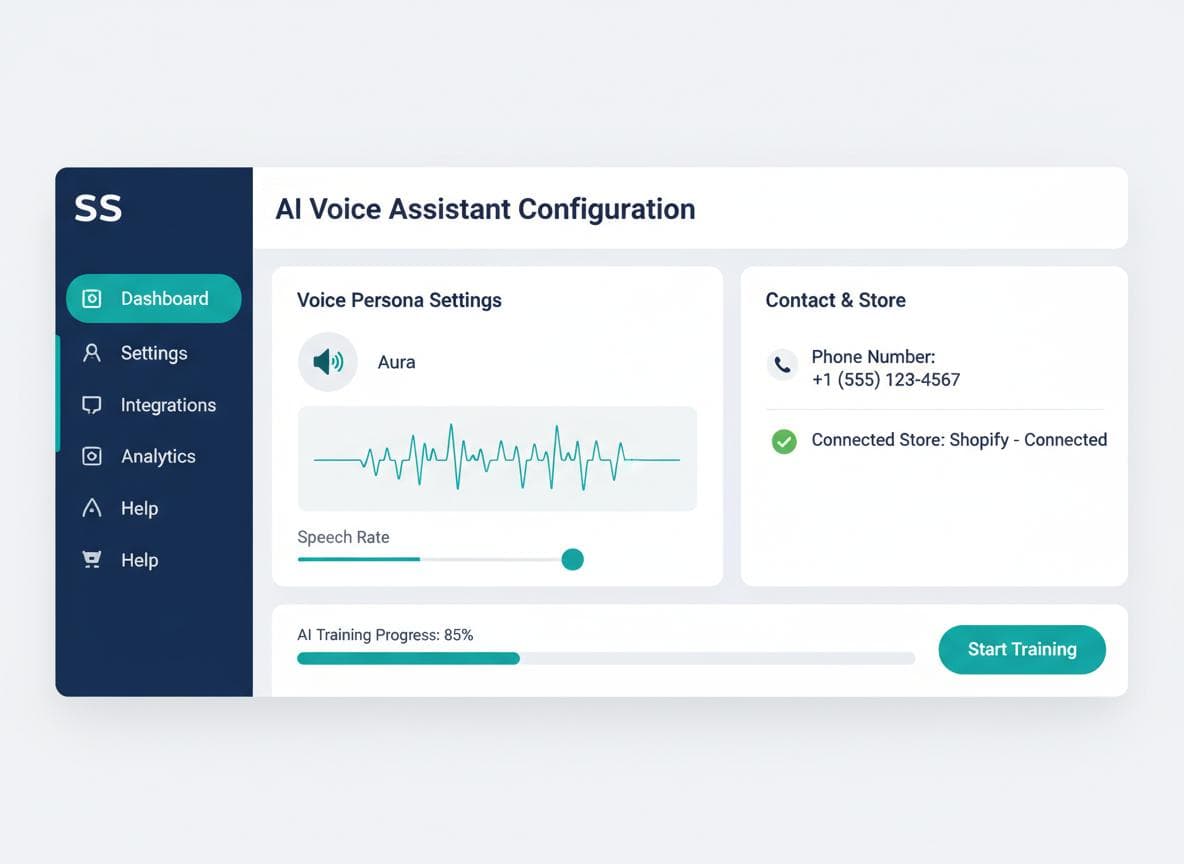 Barpel AI dashboard showing order tracking and cart recovery stats